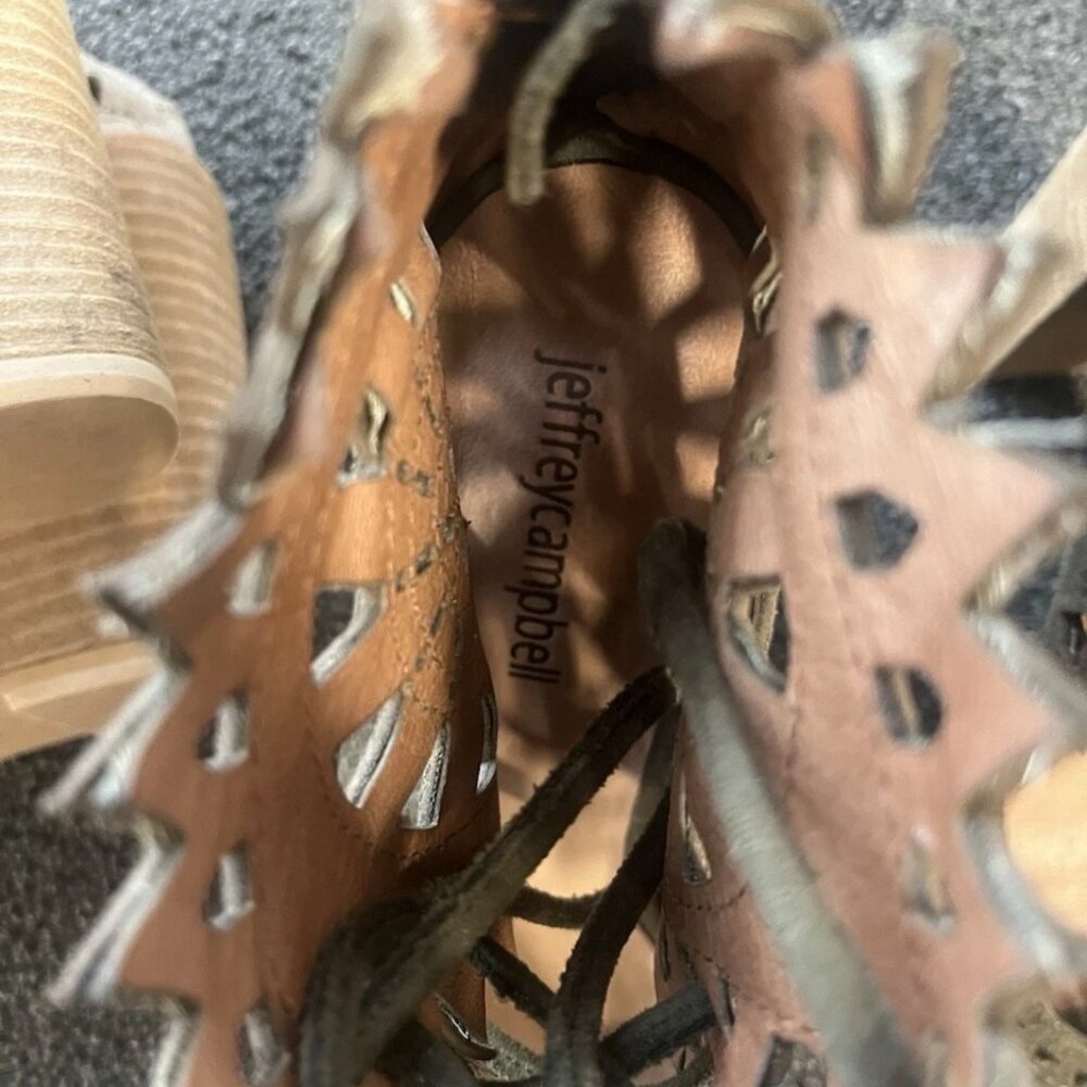 Jeffrey Campbell Open Toe Boots Size 8 - 2 Pairs - image 3